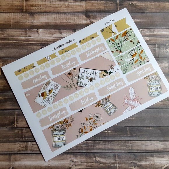 Planner Sticker Kit American Honey, Erin Condren ECLP, Weekly Spread, KI… - Picture 6 of 7